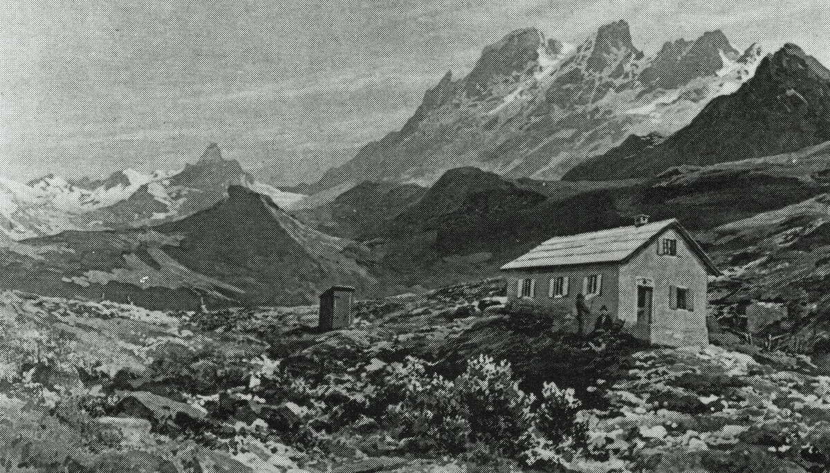 Heidelberger Hütte 1889 | © Archiv des DAV München