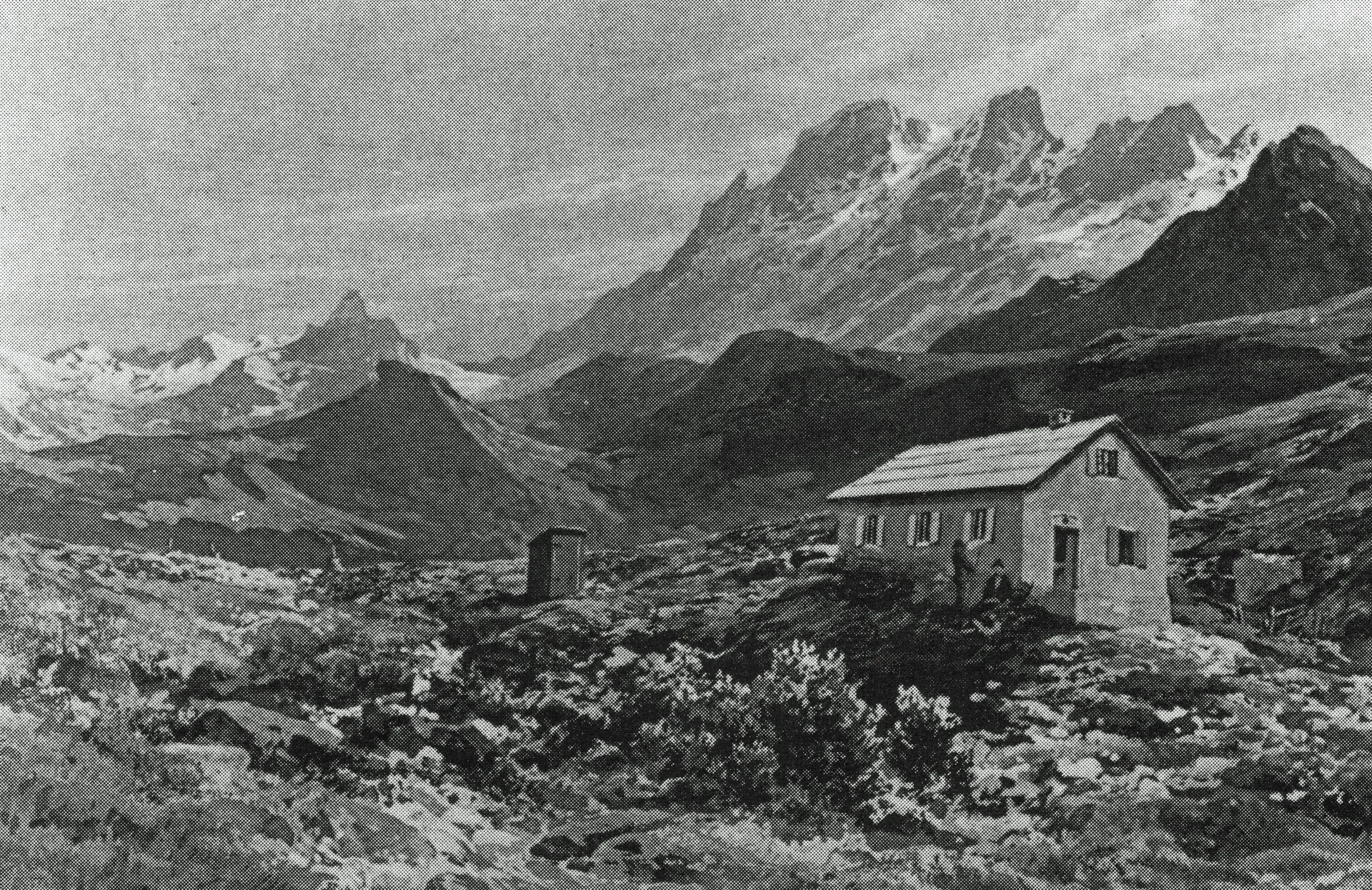 Heidelberger Hütte 1889 | © Archiv des DAV München