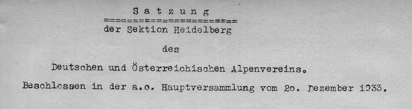 1933 | © Archiv DAV München