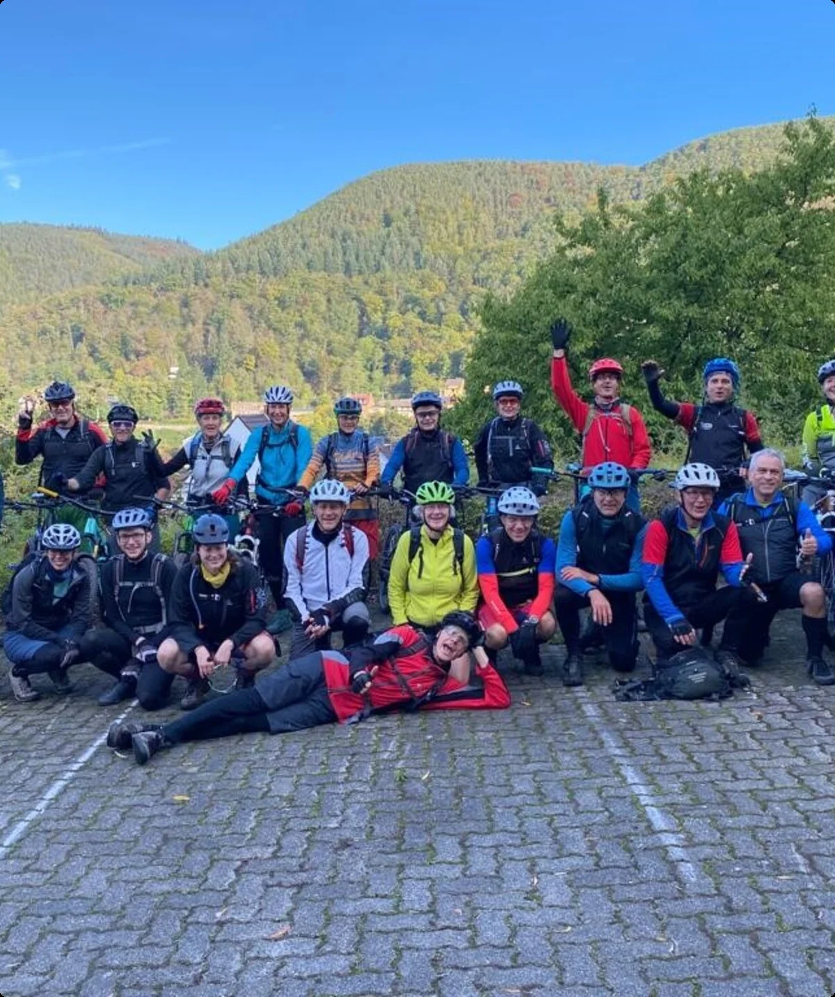 Gruppenbild MTB | © DAV Heidelberg / N.N. 