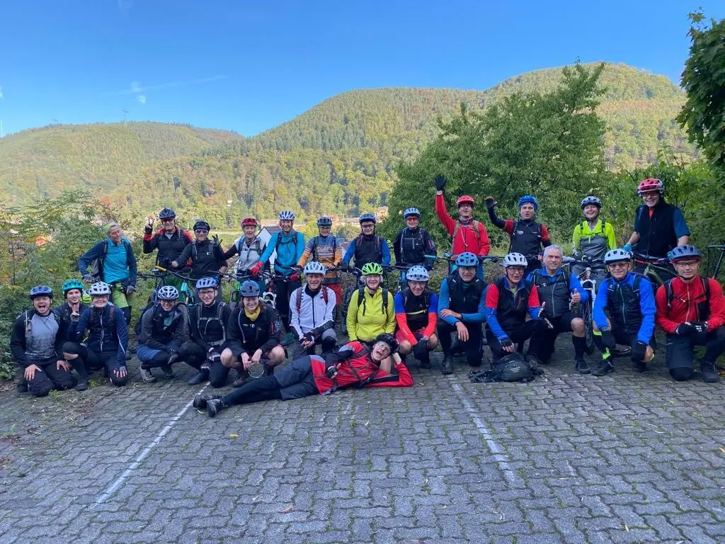 Gruppenbild MTB | © DAV Heidelberg / N.N. 