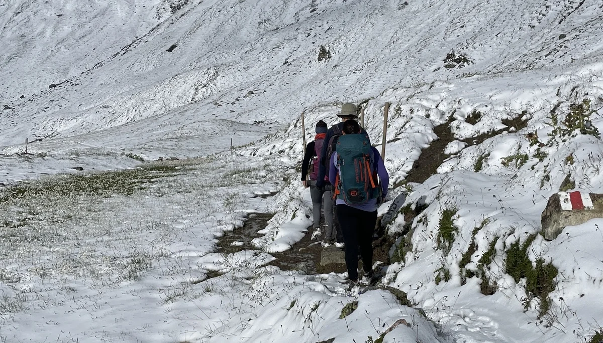 Wegearbeiten im Raum Heidelberger Hütte | © DAV Heidelberg/Jens Haaf 