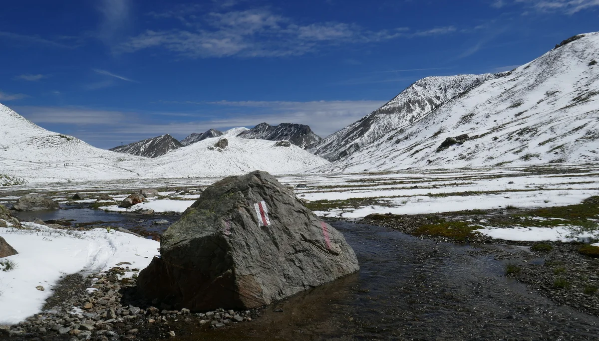 Wegearbeiten im Raum Heidelberger Hütte | © DAV Heidelberg/Hans Posawatz