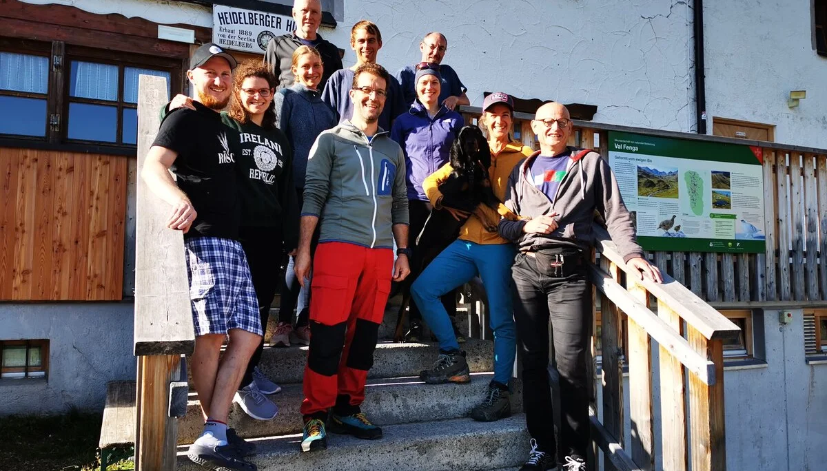 Wegearbeiten im Raum Heidelberger Hütte | © DAV Heidelberg/Marc Derungs 