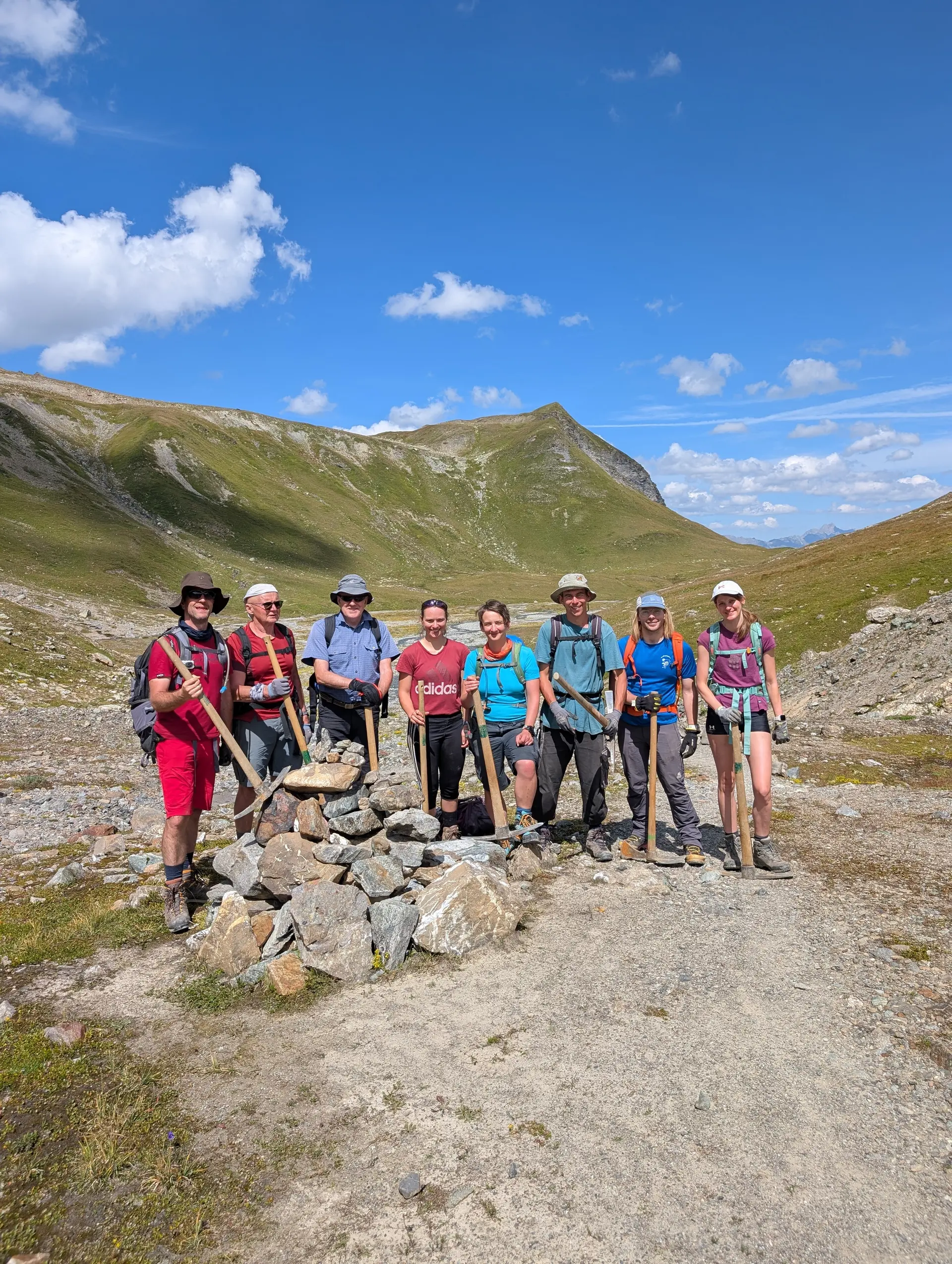 Wegearbeiten im Raum Heidelberger Hütte 2025 | © DAV Heidelberg/Christian Rieth