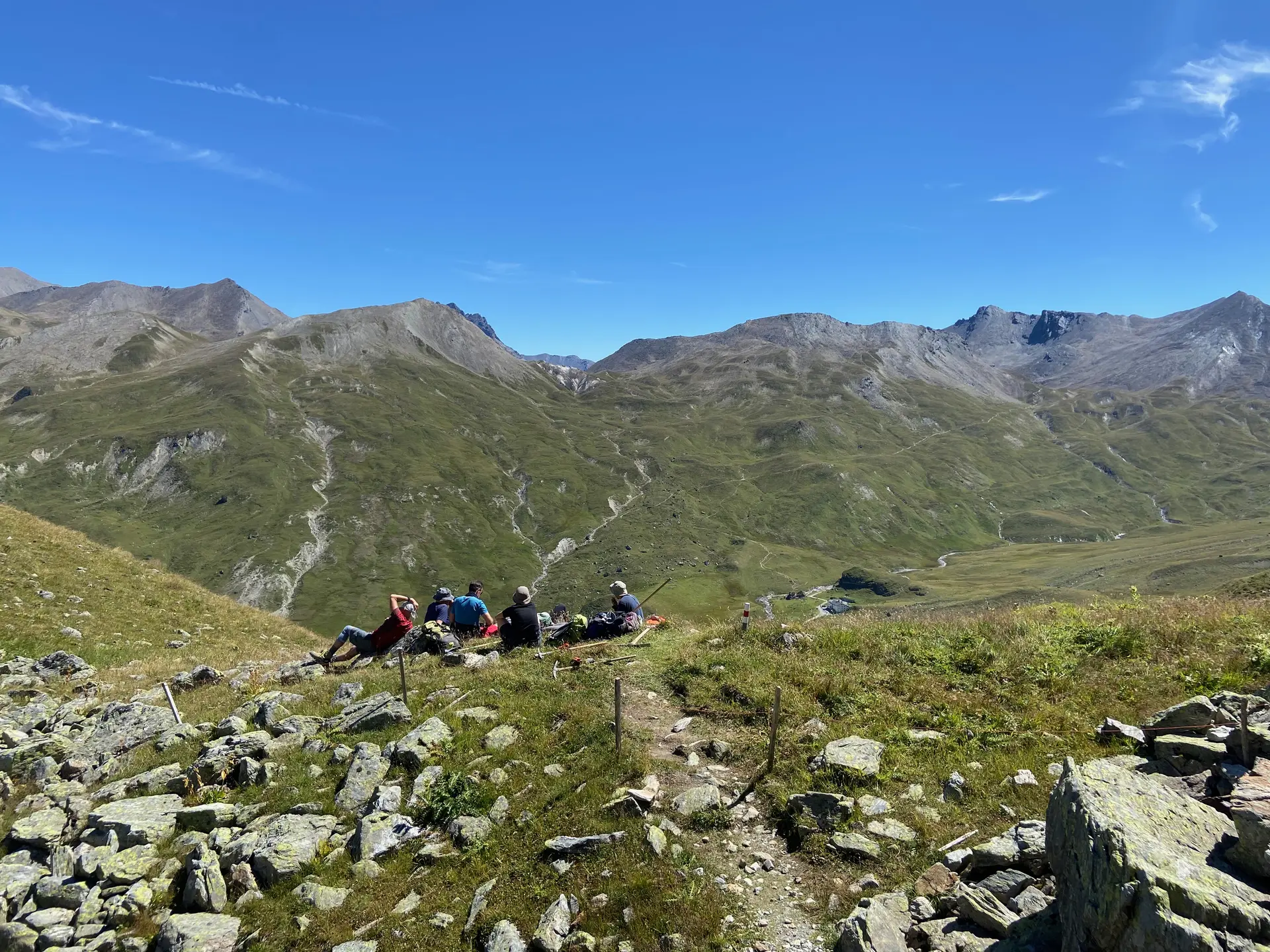 Wegearbeiten im Raum Heidelberger Hütte 2025 | © DAV Heidelberg/Paris Huth