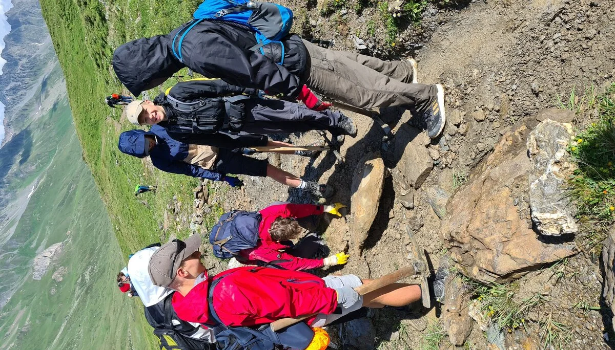 Projektwoche Elisabeth-von-Thadden-Gymnasiums Heidelberg  | © DAV Heidelberg/Jörg Wöhe 