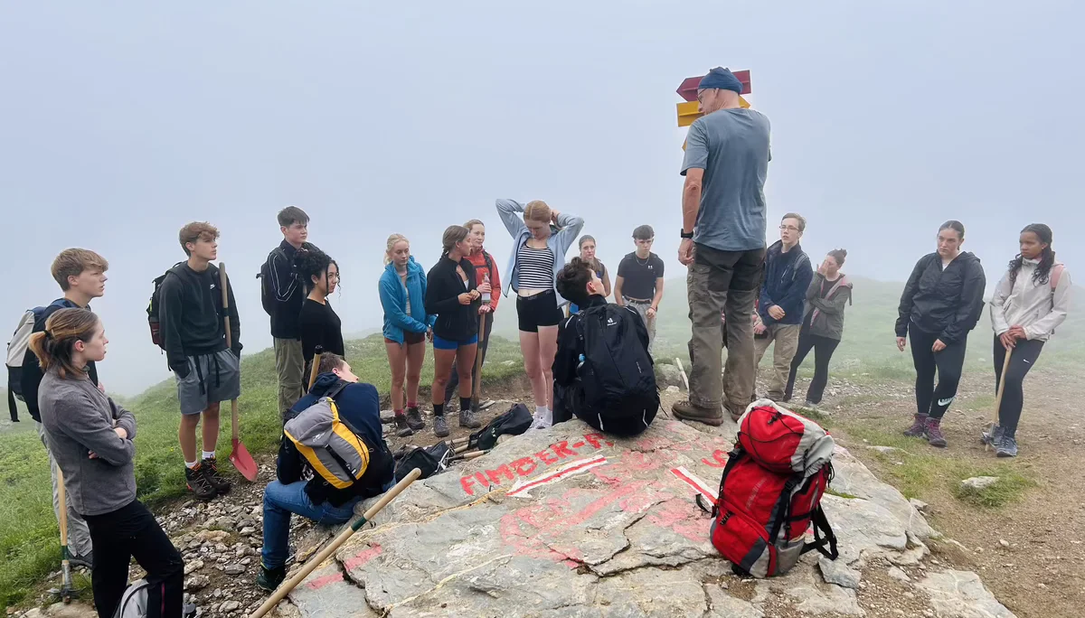 Projektwoche Elisabeth-von-Thadden-Gymnasiums Heidelberg | © DAV Heidelberg/Steffen Schellhammer