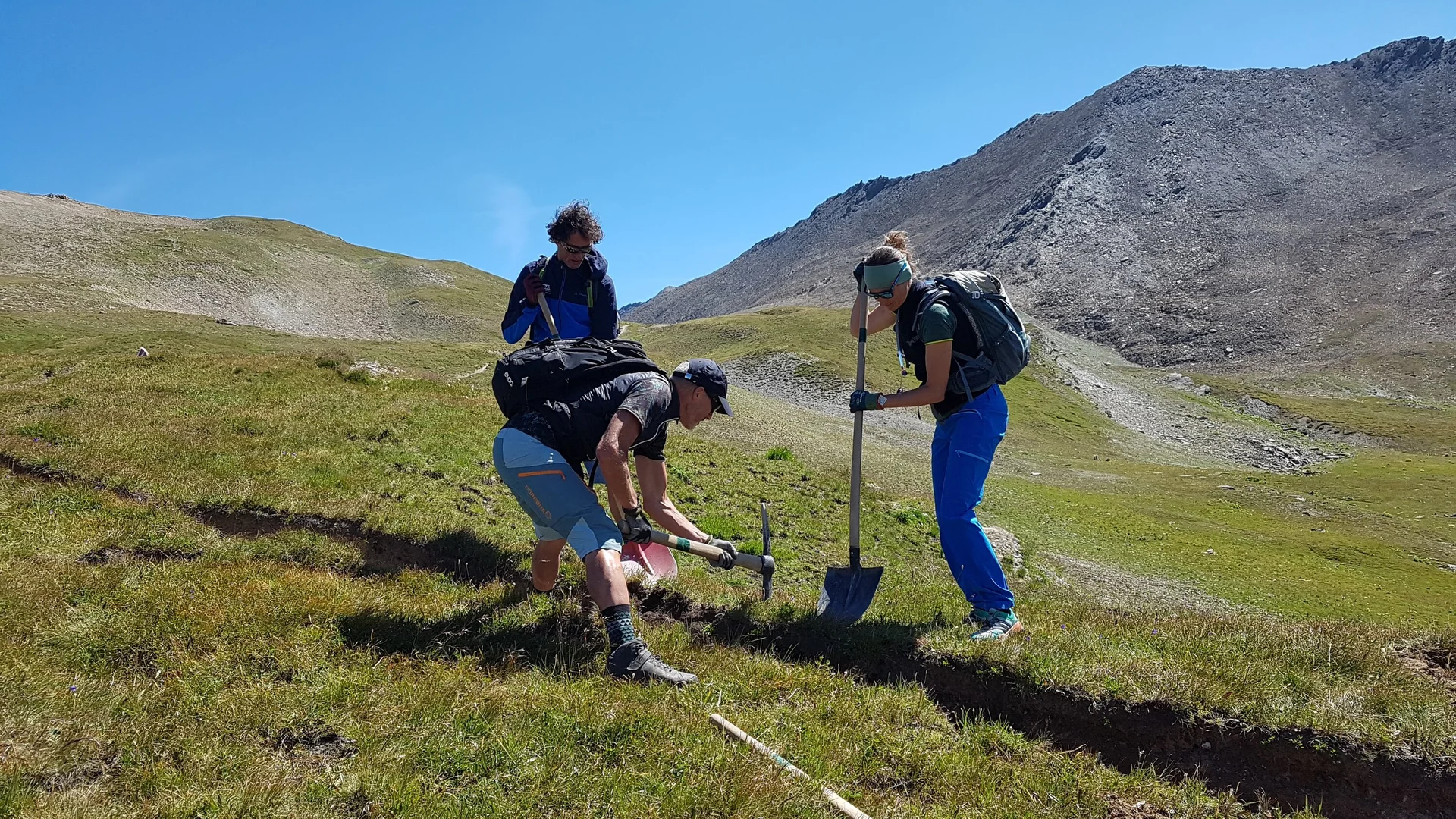 Share and Care: Alpine Wegepflege und MTB Fahrtechnik  | © DAV Heidelberg/Verena Stitzinger