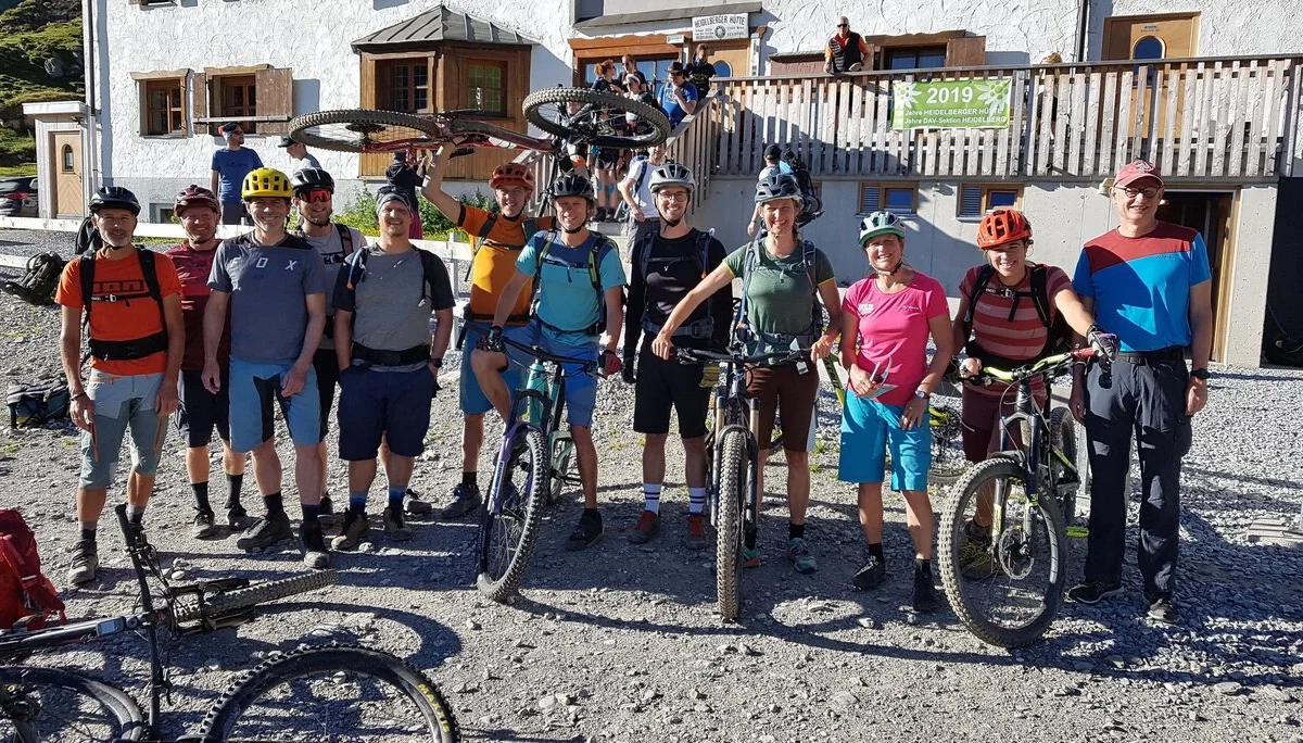 Share and Care: Alpine Wegepflege und MTB Fahrtechnik  | © DAV Heidelberg/Verena Stitzinger