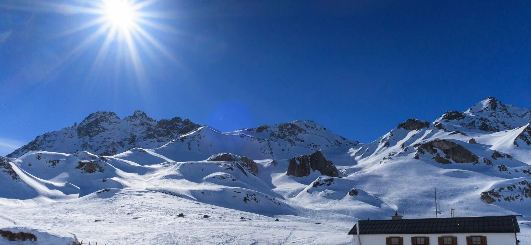 Winter an der Heidelberger Hütte | © DAV/Ulf Gieseler